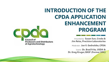 CPDA Application Enhancement Program